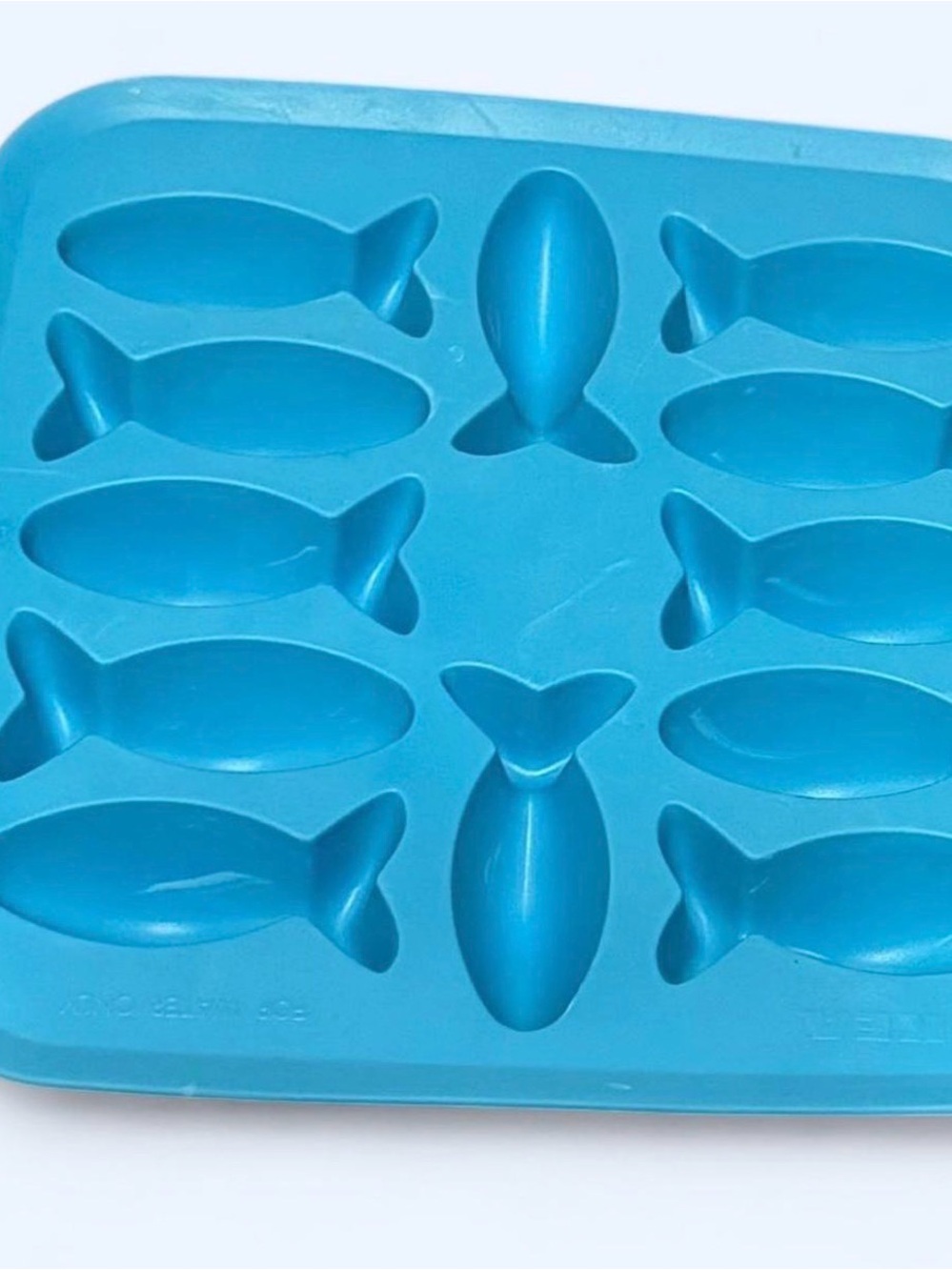IKEA Blue Fish-Shaped Silicone Ice Tray